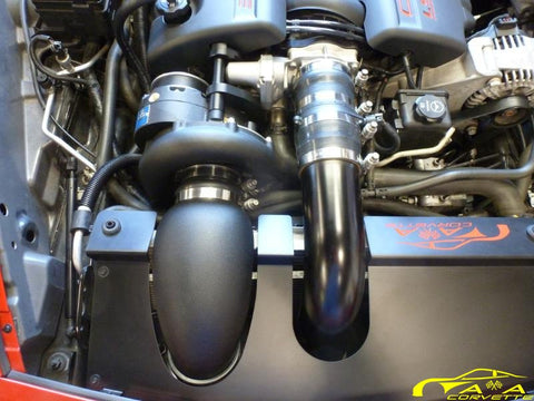A&A - C6 Z06 Corvette Supercharger Kit (Blacked Out)