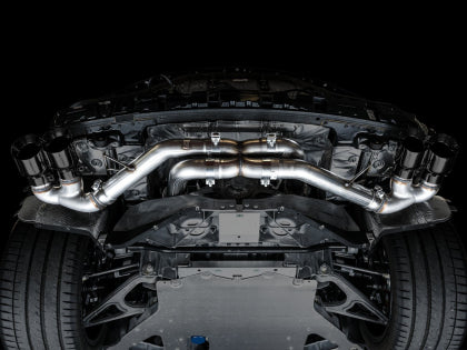 AWE Track Edition Exhaust for C8 Corvette -- Diamond Black Tips