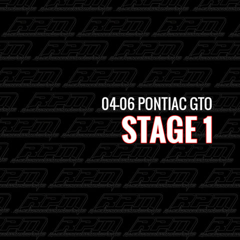 Stage 1 Performance Package (2004-2006 Pontiac GTO)