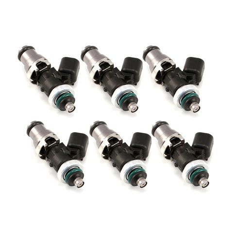 Injector Dynamics 1340cc Injectors-48mm Length-14mm Grey Top-14mm L O-Ring(R35 Low Spacer)(Set of 6)