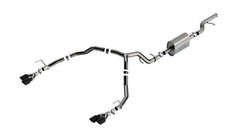 Borla 21-22 Chevy Tahoe 5.3L V8 2/4WD 4DR 3in/2.75in S-Type Cat-Back Exhaust w/ Black Chrome Tips